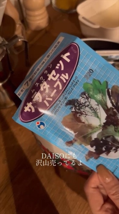 明太子のスポンジが家庭菜園に大変身