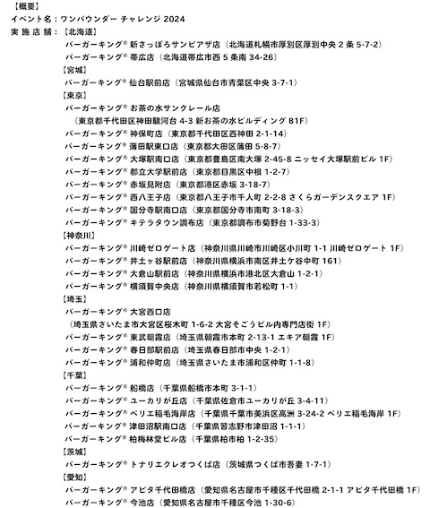 バーガーキング 食べ放題 ワンパウンダー にんにく・ガーリック