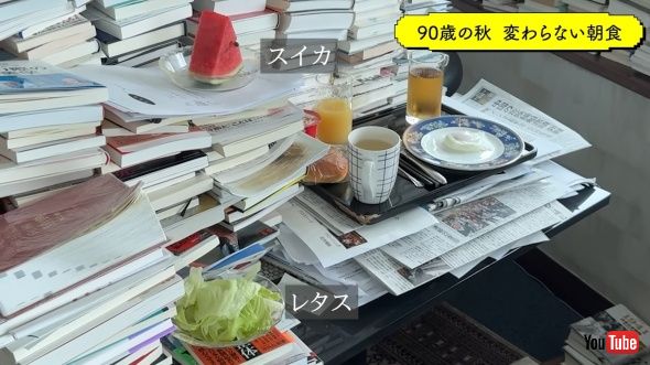 朝食のラインアップ