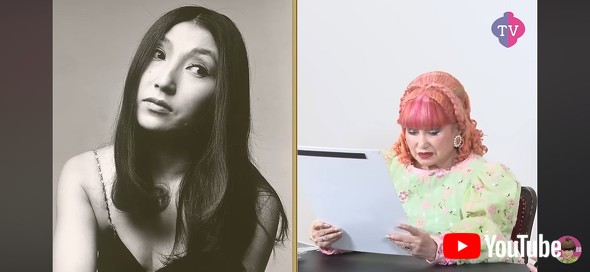 ロングヘアの黒柳さん