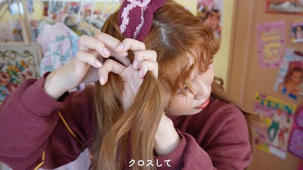 簡単かわいくるくるヘアの作り方
