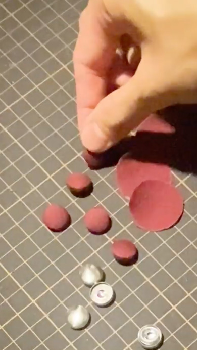 ブドウのワンピースをハンドメイド