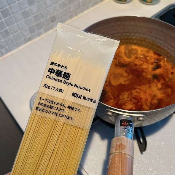 無印良品の「鍋のおとも　中華麺」