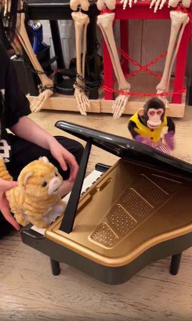 妻の人形あそび