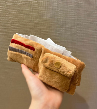 財布のぬいぐるみ