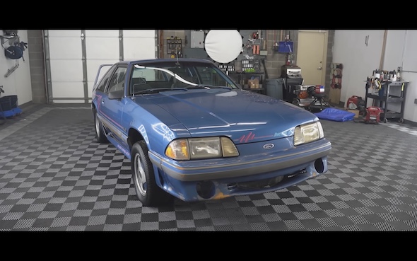 洗車 アメ車 マスタング