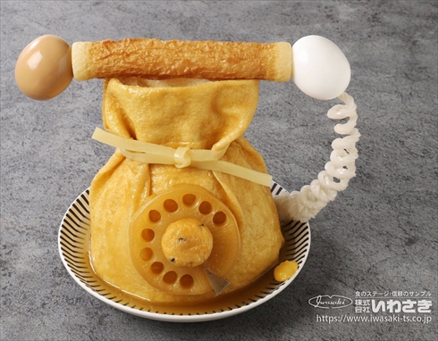 おでんの食品サンプルで作った「おでんわ」