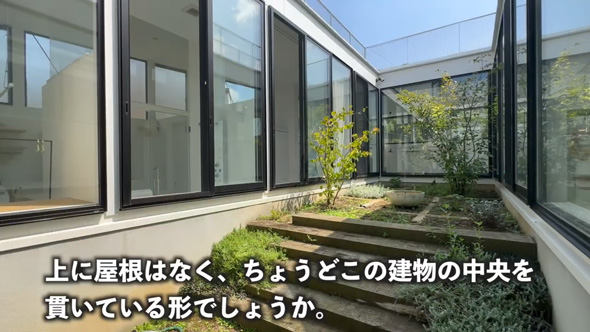 超緑化 豪邸 中庭 屋上 ルーフテラス 戸建て 内見