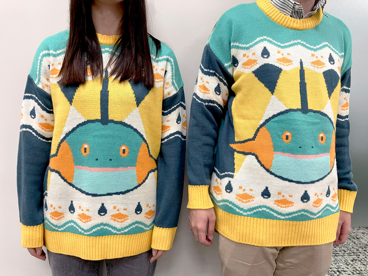 クリスマスセーター Pokémon Christmas ヌマクロー M cover_news066.jpg