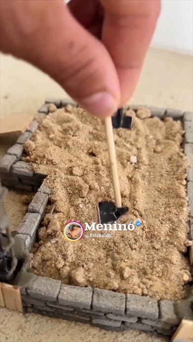 小屋　ミニチュア　メイキング