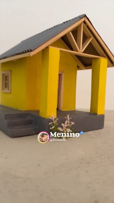 小屋　ミニチュア　メイキング