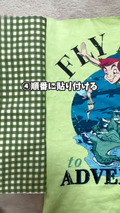 Tシャツリメイクミニバッグ