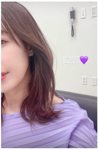 10周年記念のハートのピアス