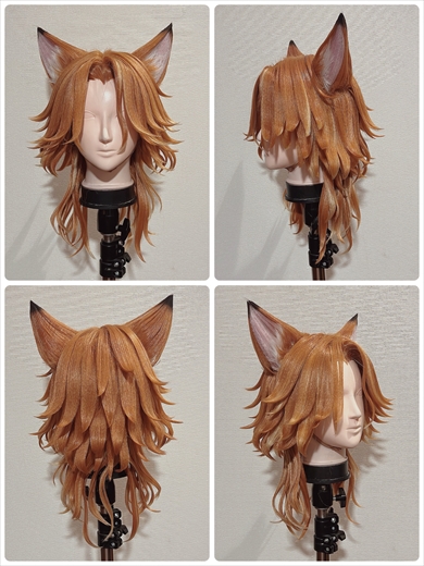 キツネのケモミミウィッグがすごい