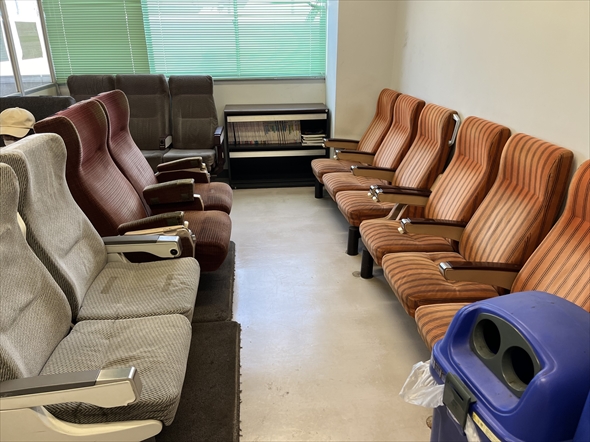 博多総合車両所の休憩所