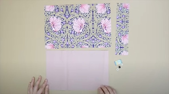 3回縫うだけのダブルメガネケース