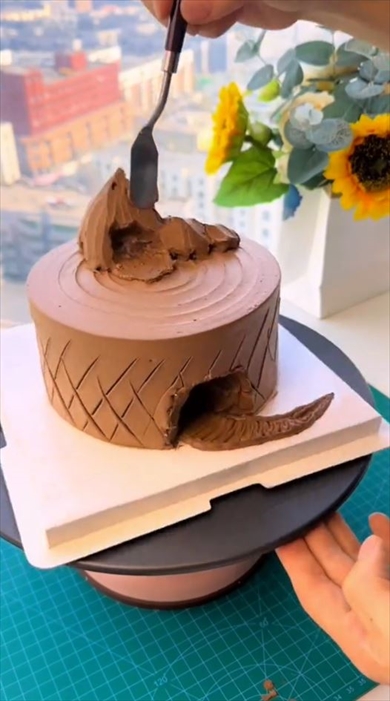 めちゃかわいいうさぎケーキのメイキング