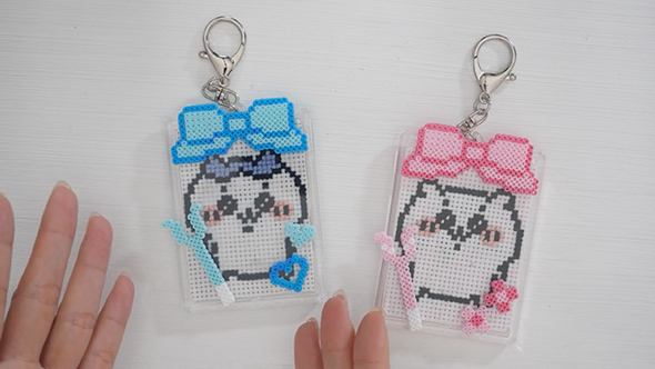 100均の材料で作る推し刺しゅうキーホルダー