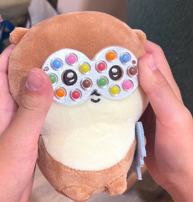ナガノのカワウソにハイエイトチョコレートを装着したところ