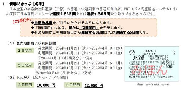 18きっぷ