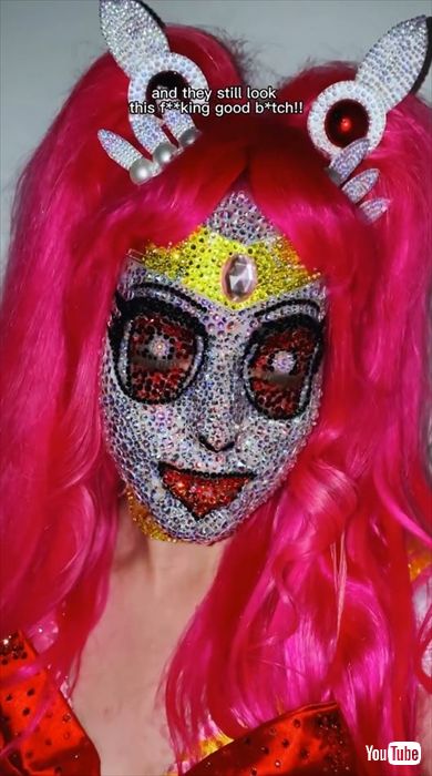 ちびうさ風の変なメイク