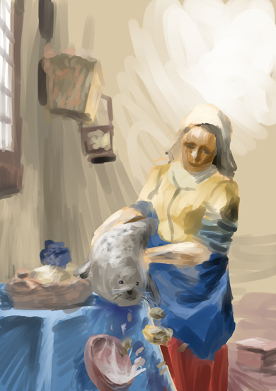 あざらしをどうにかする女