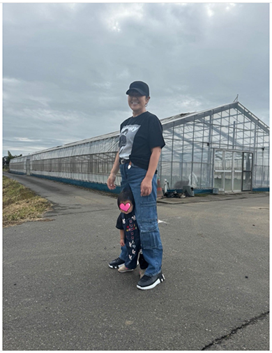 北斗晶と孫娘の寿々