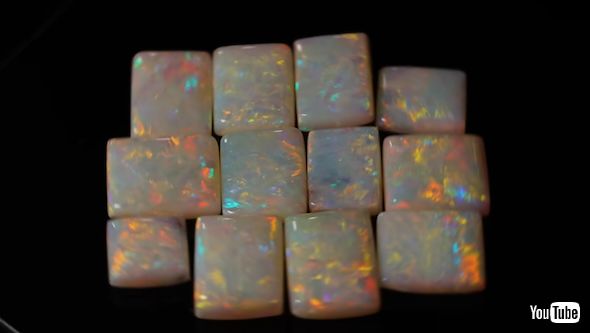 オパールの研磨