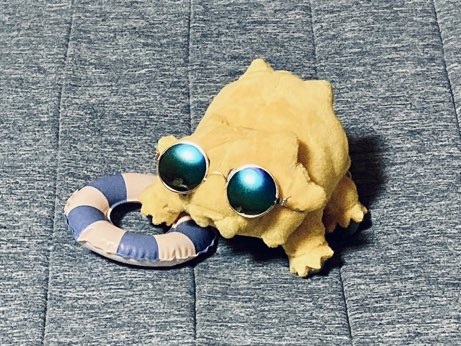「ポケットモンスター」シリーズに登場するバチュルのぬいぐるみ