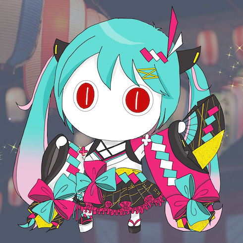 4年前に描いたアイマイナまつりちゃん