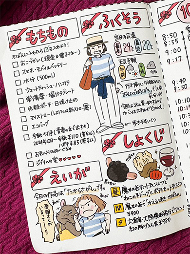 ジブリファンが作った“ひとりたびのしおり”