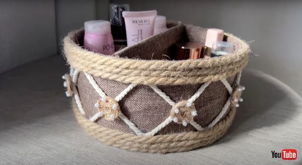 おしゃれな小物入れが完成