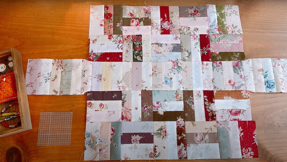 ハギレでバッグを制作