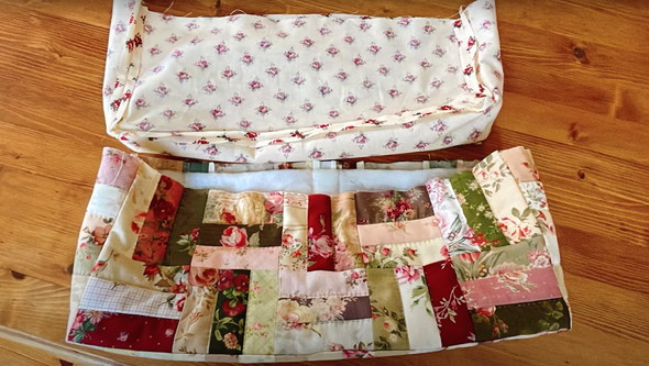 ハギレでバッグを制作