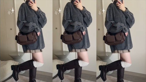 GU新作全身コーデがかわいい