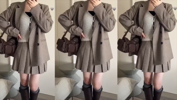 GU新作全身コーデがかわいい