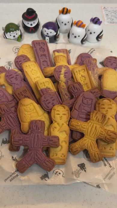 ハロウィーンカラーのクッキーの作り方