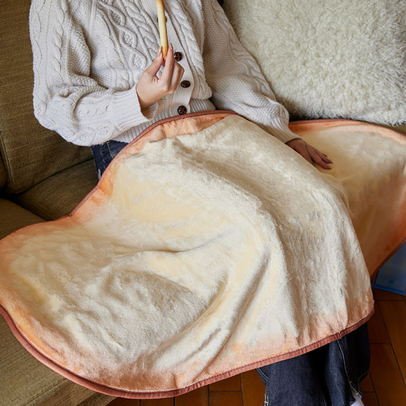 「くるくるシガールブランケット」開いたところ