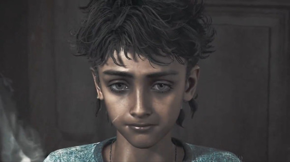 顔が光りまくっている様子