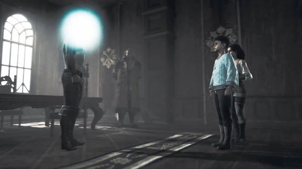 顔が光りまくっている様子