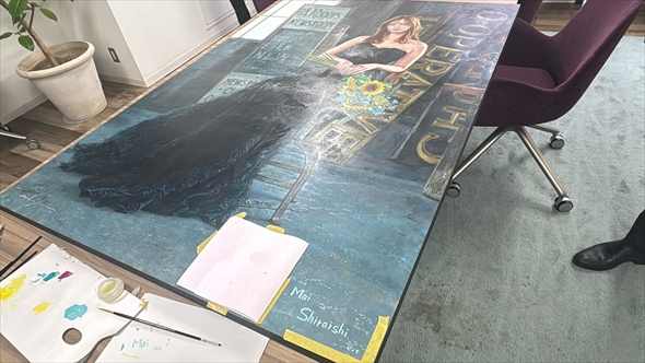 白石麻衣 中島健太 日本美術展覧会 日展 乃木坂46