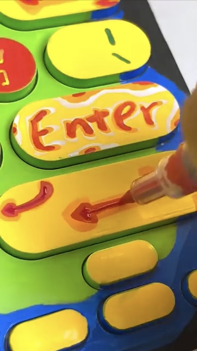 キーボードペイント