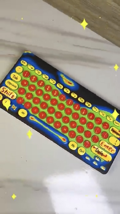 キーボードペイント