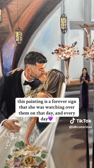 亡くなった新婦の母