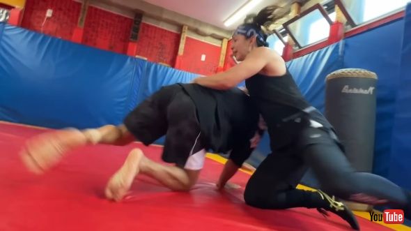 突然手合わせ開始