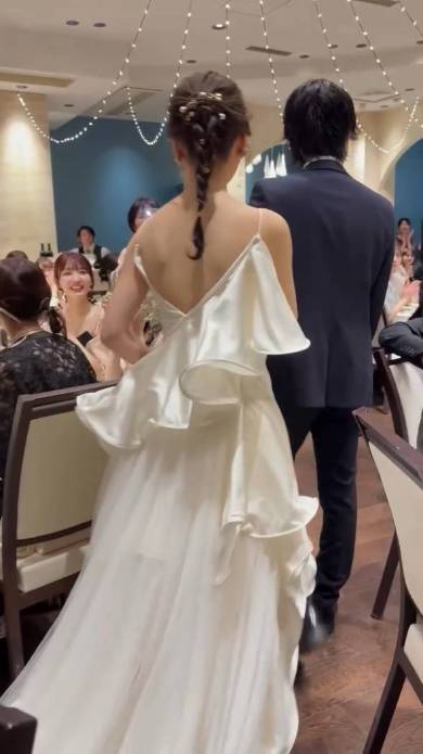 お色直しでヘアカット