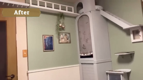 シンママ 3カ月間 築古 賃貸 リビング 大改造 DIY メイキング 収納 アイデア