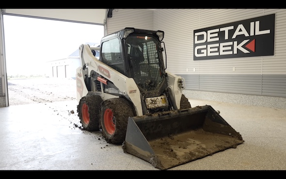 洗車 重機 ボブキャット