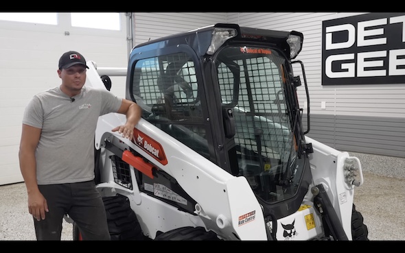 洗車 重機 ボブキャット