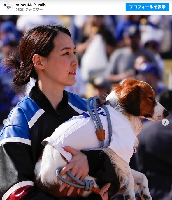 大谷翔平選手 真美子さん デコピン